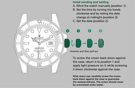 how to change date on Rolex